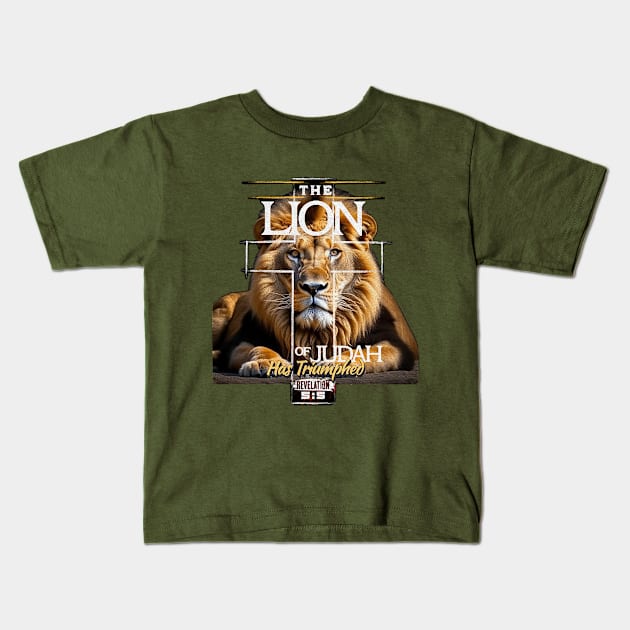 The Lord of Judah has triumphed Kids T-Shirt by the L3 Studio